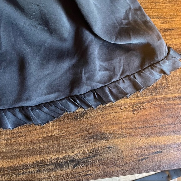 Vintage Milly of New York Silk Ruffle Dress Fully Lined - Picture 5 of 7